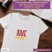 love me T-shirt Stampata