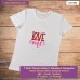 love me T-shirt Stampata