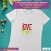 love me T-shirt Stampata