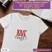 love me T-shirt Stampata