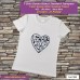 T-shirt cuore