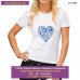 T-shirt cuore