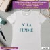 a' la femme T-shirt Stampata