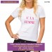 a' la femme T-shirt Stampata