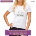 a' la femme T-shirt Stampata