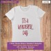 it's a wonderfull day T-shirt stampata