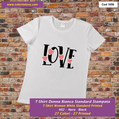 Love T-shirt stampata