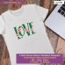 Love T-shirt stampata