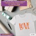 Love T-shirt stampata