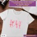 Love T-shirt stampata