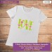 Love T-shirt stampata