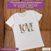 Love T-shirt stampata