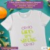 Girl are strong T-shirt stampata