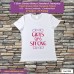 Girl are strong T-shirt stampata