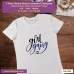 Girl gang T-shirt stampata