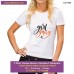 Girl gang T-shirt stampata