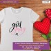 Girl gang T-shirt stampata