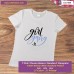 Girl gang T-shirt stampata