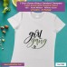 Girl gang T-shirt stampata