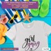 Girl gang T-shirt stampata