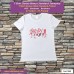 Girl night T-shirt stampata