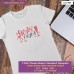 Girl night T-shirt stampata