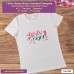 Girl night T-shirt stampata