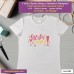 Girl night T-shirt stampata