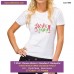 Girl night T-shirt stampata