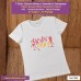 Girl night T-shirt stampata