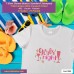 Girl night T-shirt stampata