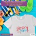 Girl night T-shirt stampata