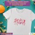 Girl night T-shirt stampata