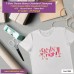 Girl night T-shirt stampata